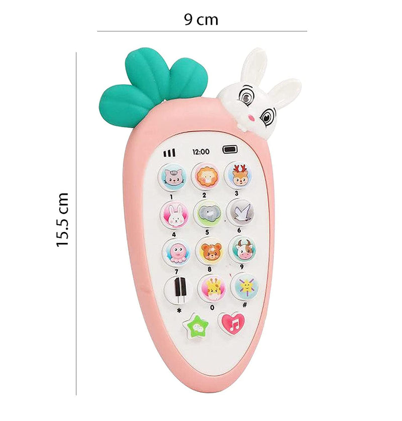 Rabbit Musical Toy Phone for Kids | Educational Light & Sound Toy | Toyology
