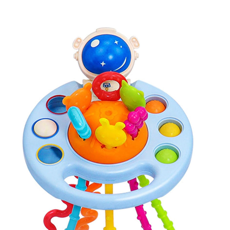 Pull String Space Baby Teether | Montessori Sensory Toy for Babies | Toyology