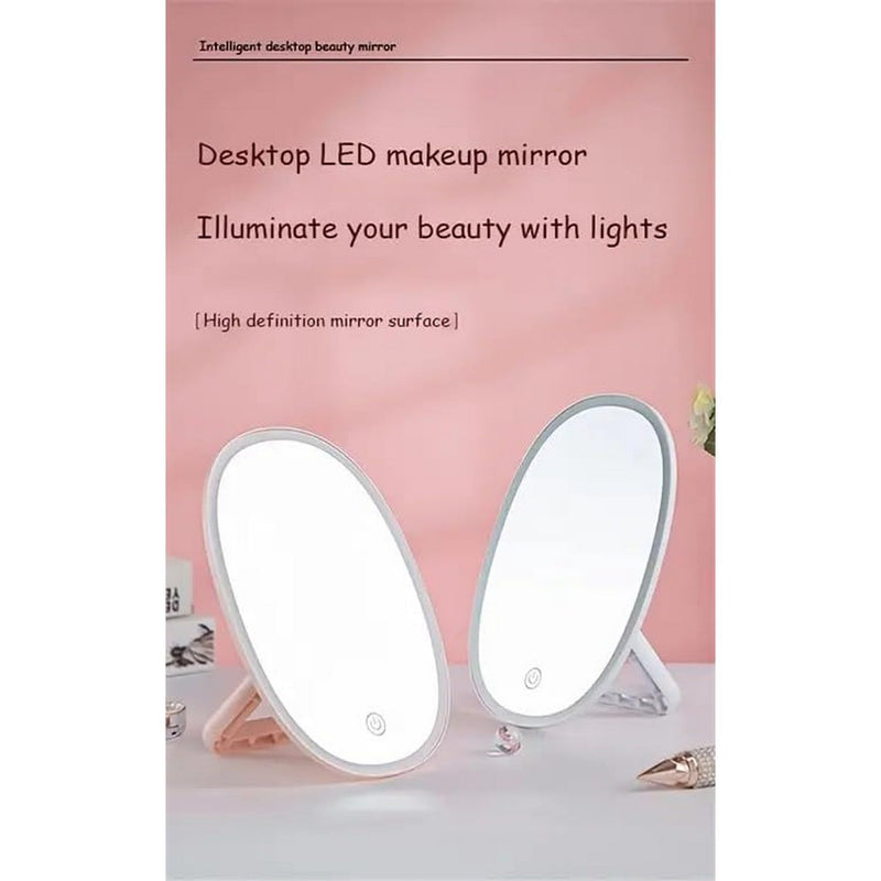 LED Makeup Mirror with Touch Light | Portable Vanity Mirror | Toyology