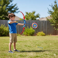 Kids Bow and Arrow Archery Set with Target | Safe Sports Toy | Toyology
