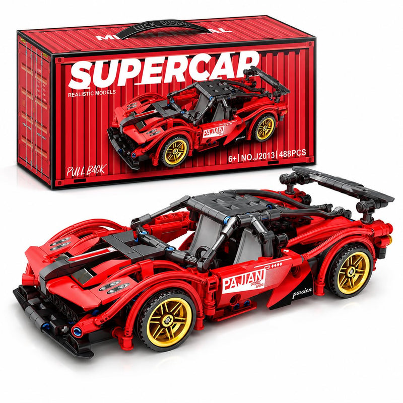 SUPER CAR BLOCK RED