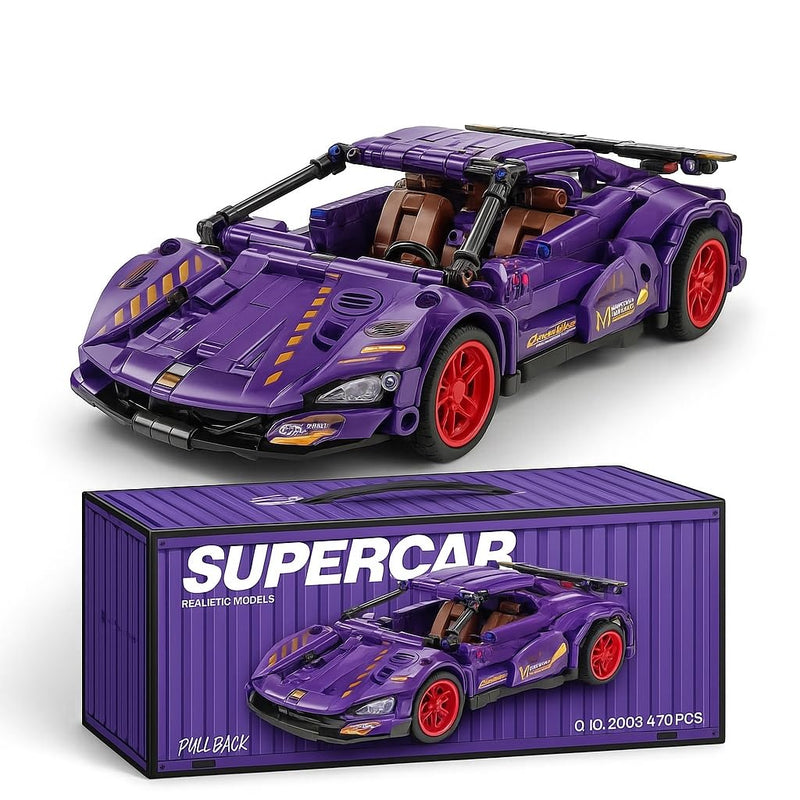 SUPER CAR BLOCK PURPLE