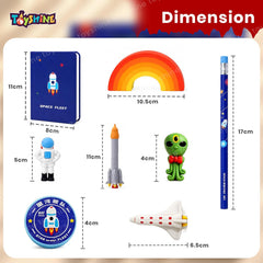 Space Stationery Set for Kids | Complete School Kit | Toyology