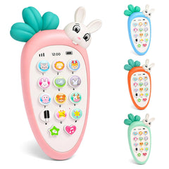Rabbit Musical Toy Phone for Kids | Educational Light & Sound Toy | Toyology