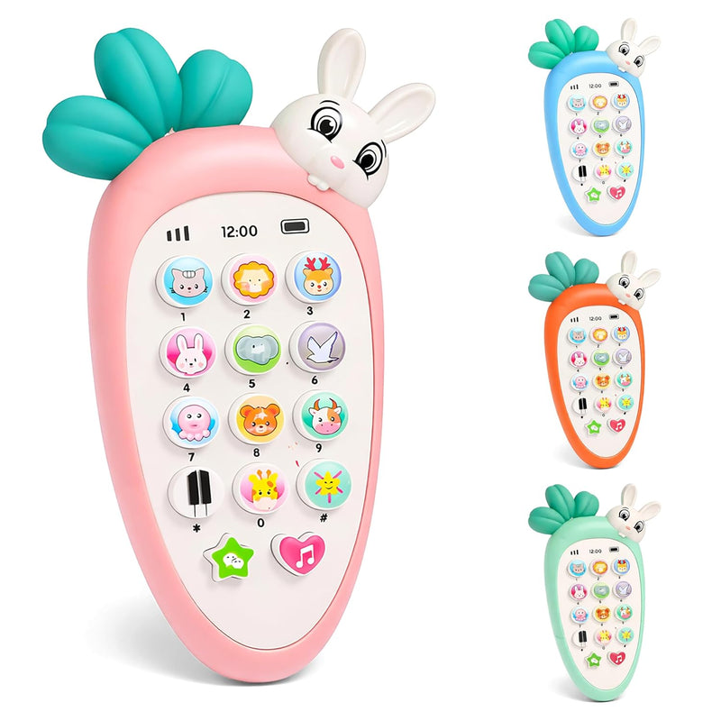 Rabbit Musical Toy Phone for Kids | Educational Light & Sound Toy | Toyology