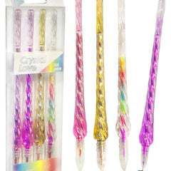 Cute Glitter Gel Pen Set (4 PCS) | Smooth Writing Pens | Toyology