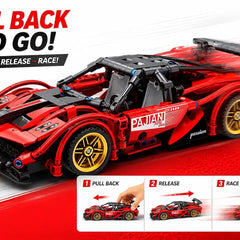 SUPER CAR BLOCK RED