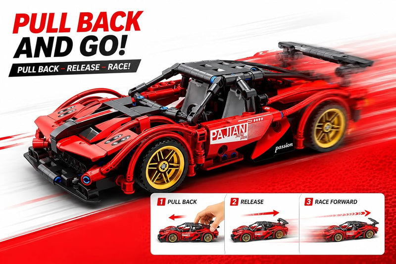 SUPER CAR BLOCK RED