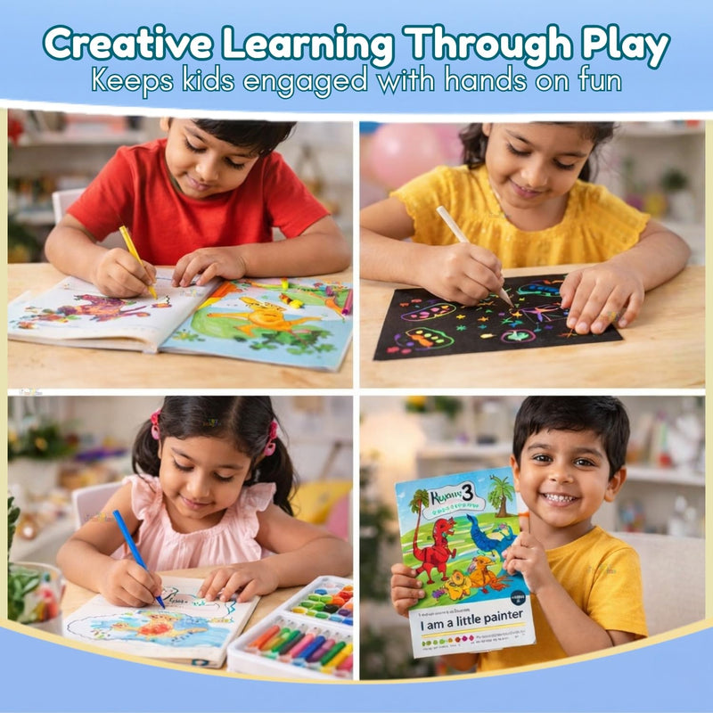 Colour Filling Book 38 PCS Art Set for Kids | Toyology