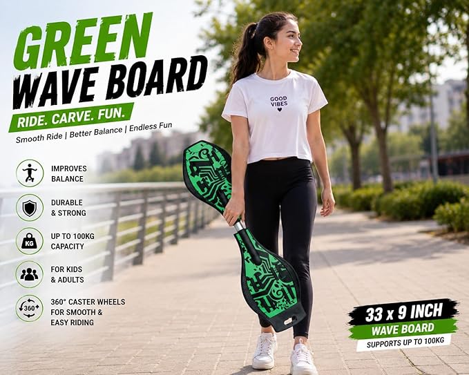 WAVE BOARD GREEN
