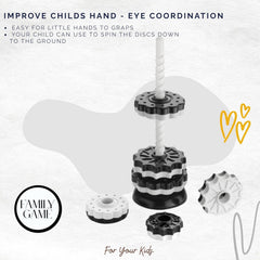 Spinning Tower Montessori Toy for Kids | Educational Stacking Toy | Toyology