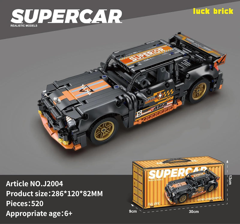 SUPER CAR BLOCK ORANGE
