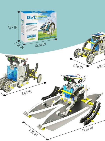 13 IN 1 SOLAR  ROBOT DIY