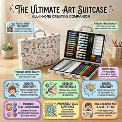 64 PCS Classic Art & Colour Box Set for Kids | Toyology
