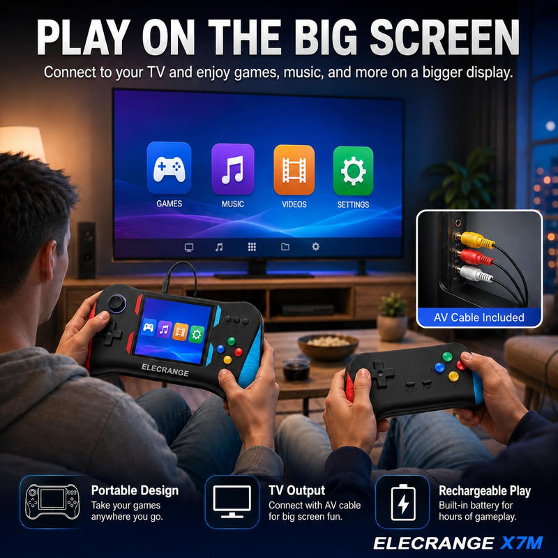 500-in-1 Retro Handheld Gaming Console