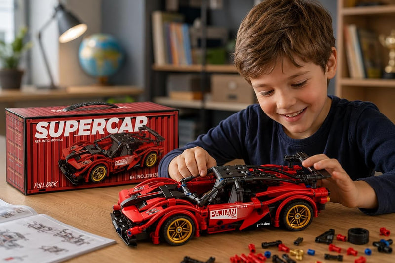 SUPER CAR BLOCK RED