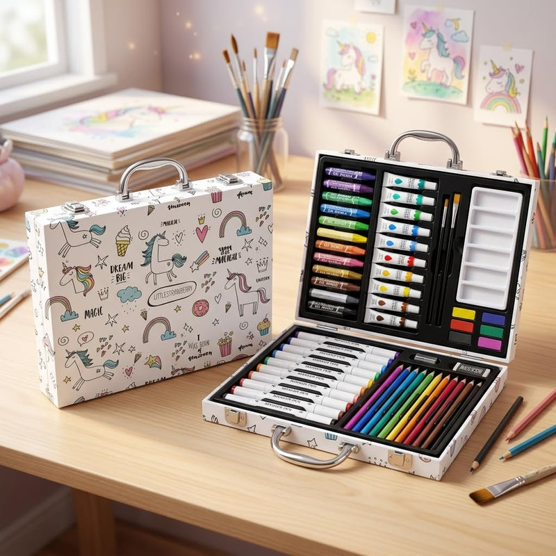 64 PCS Classic Art & Colour Box Set for Kids | Toyology