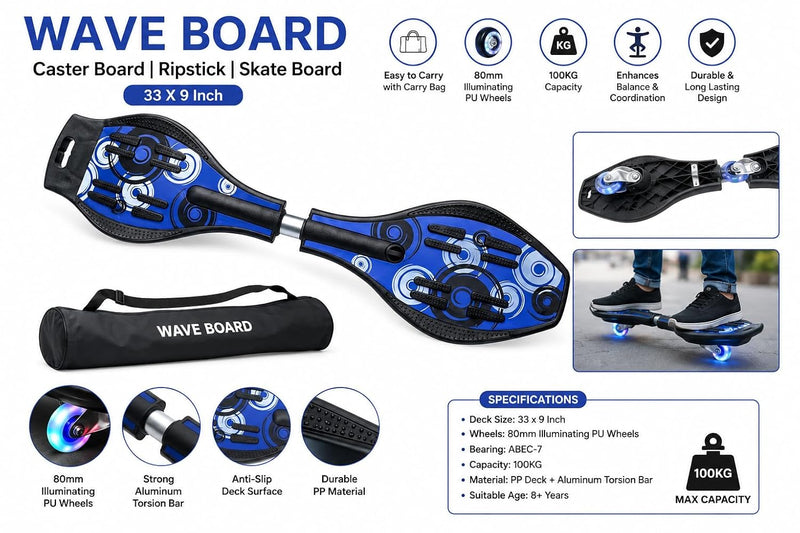 WAVE BOARD BLUE
