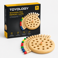 WOODEN MAMORY CHESS