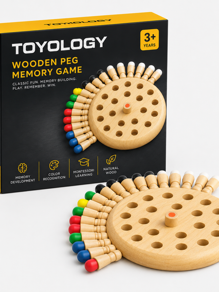 WOODEN MAMORY CHESS