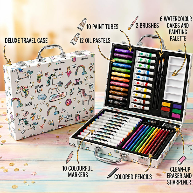 64 PCS Classic Art & Colour Box Set for Kids | Toyology