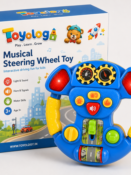STEERING WHEEL  BLUE
