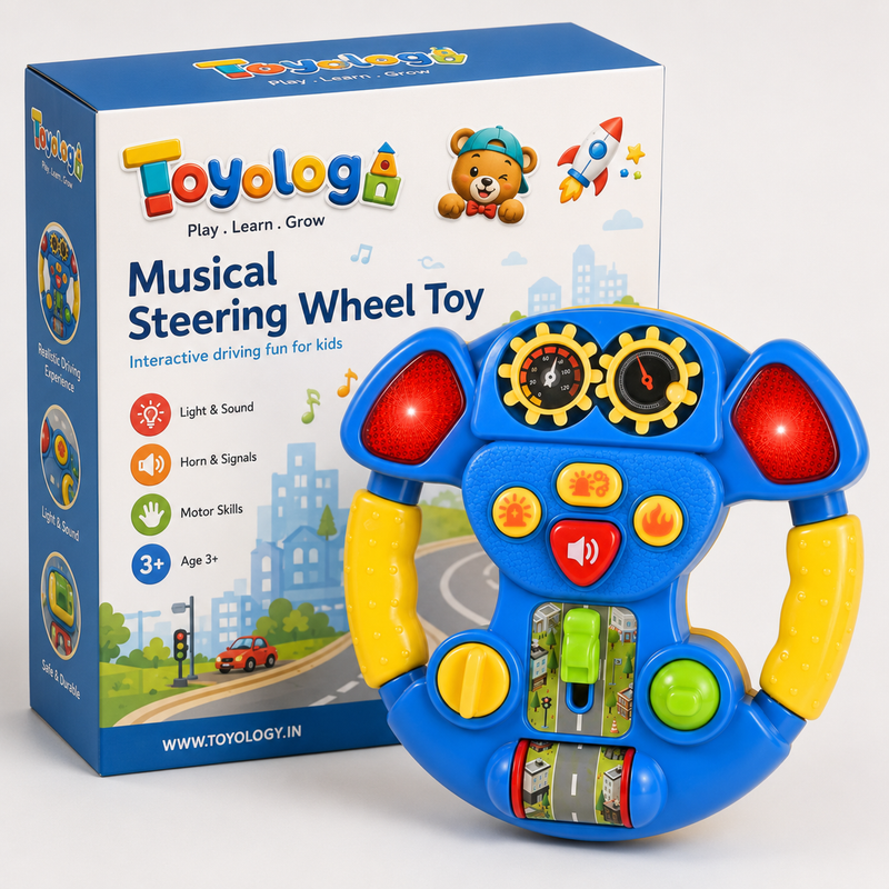 STEERING WHEEL  BLUE