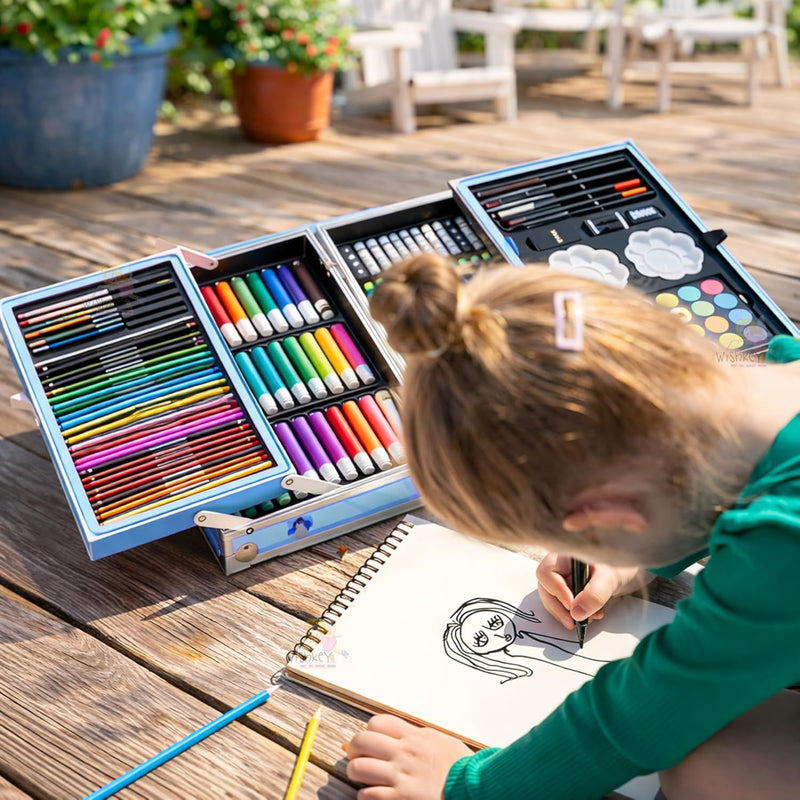 145 PCS Unicorn Art & Colour Box Set for Kids | Toyology