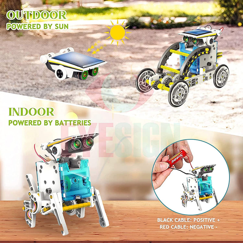 13 IN 1 SOLAR  ROBOT DIY