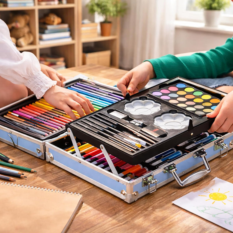 145 PCS Unicorn Art & Colour Box Set for Kids | Toyology