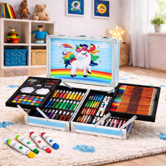 145 PCS Unicorn Art & Colour Box Set for Kids | Toyology