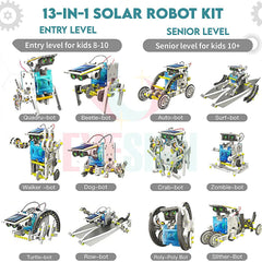 13 IN 1 SOLAR  ROBOT DIY