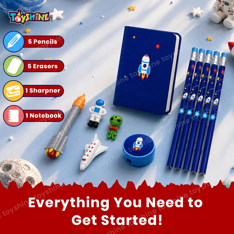 Space Stationery Set for Kids | Complete School Kit | Toyology