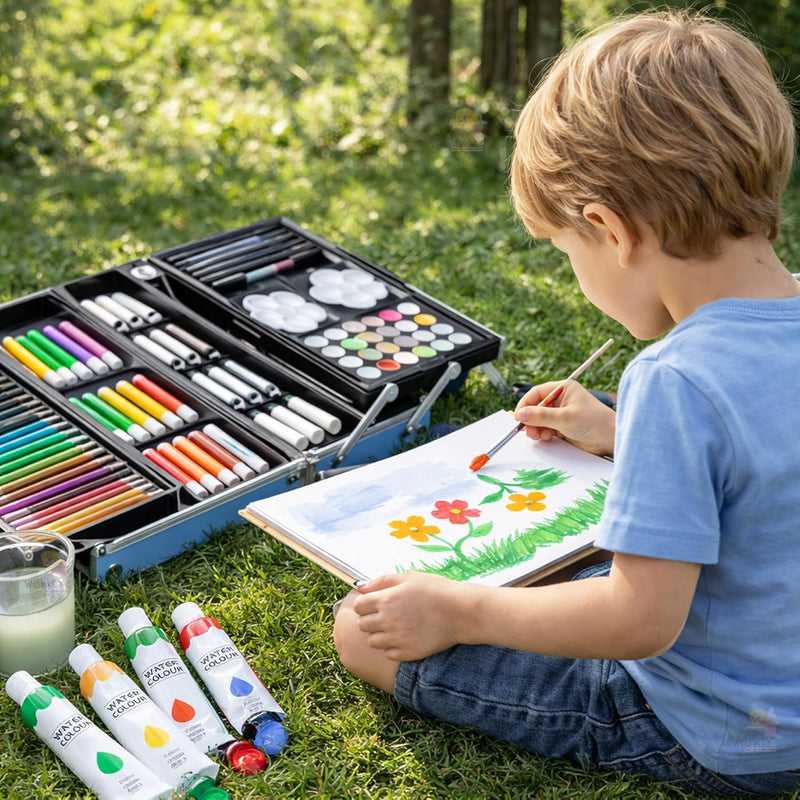 145 PCS Unicorn Art & Colour Box Set for Kids | Toyology