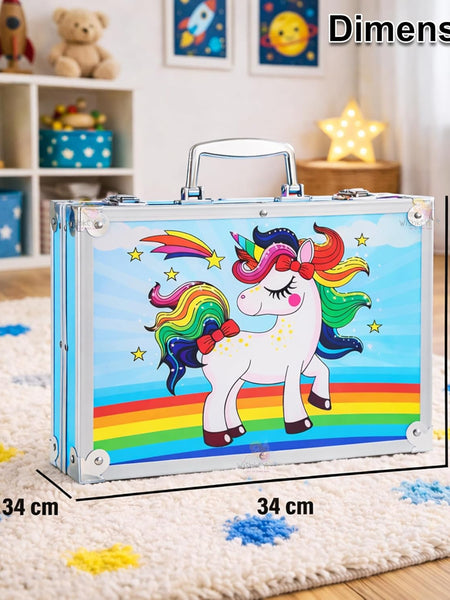 145 PCS Unicorn Art & Colour Box Set for Kids | Toyology