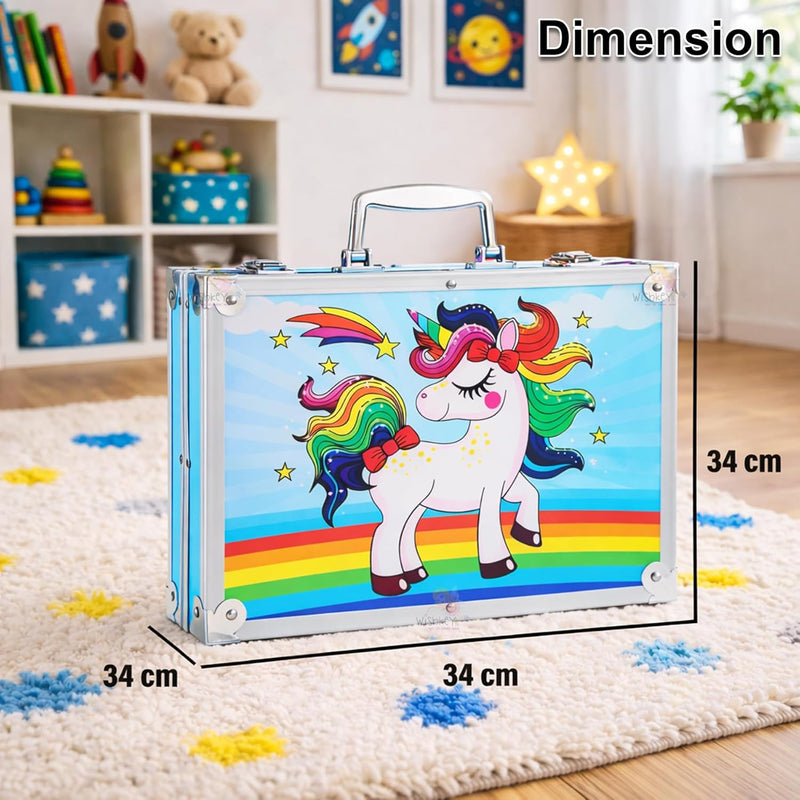145 PCS Unicorn Art & Colour Box Set for Kids | Toyology