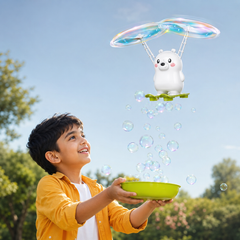 Flying Bubble Helicopter Toy for Kids | Automatic Bubble Maker | Toyology