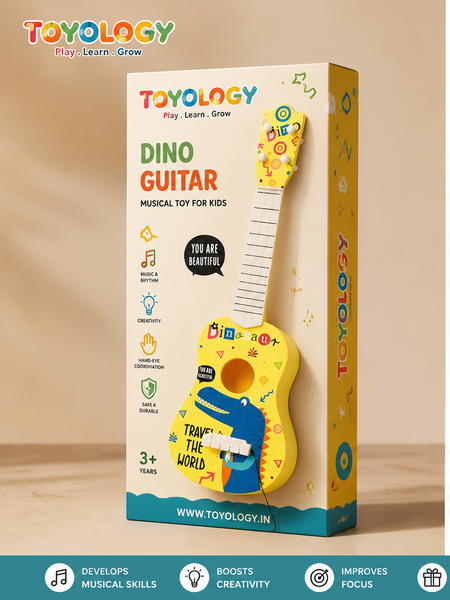 GUITAR YELLOW DINO 23’’INC