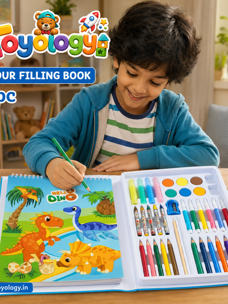 Colour Filling Book 38 PCS Art Set for Kids | Toyology
