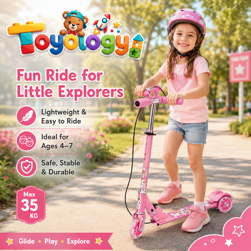 3 WHEEL SCOOTER PINK