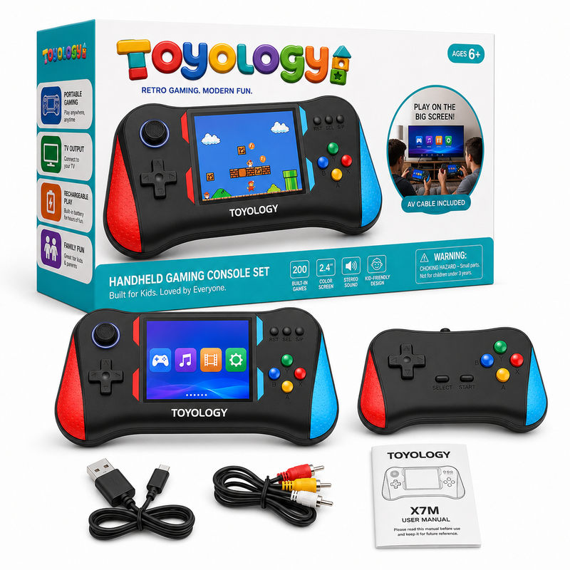 500-in-1 Retro Handheld Gaming Console