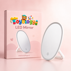 LED Makeup Mirror with Touch Light | Portable Vanity Mirror | Toyology