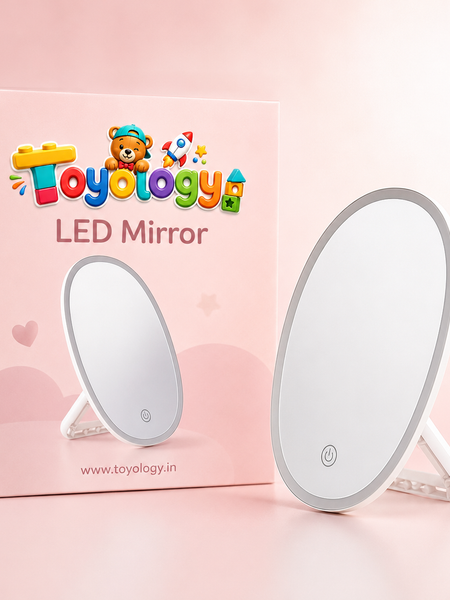 LED Makeup Mirror with Touch Light | Portable Vanity Mirror | Toyology