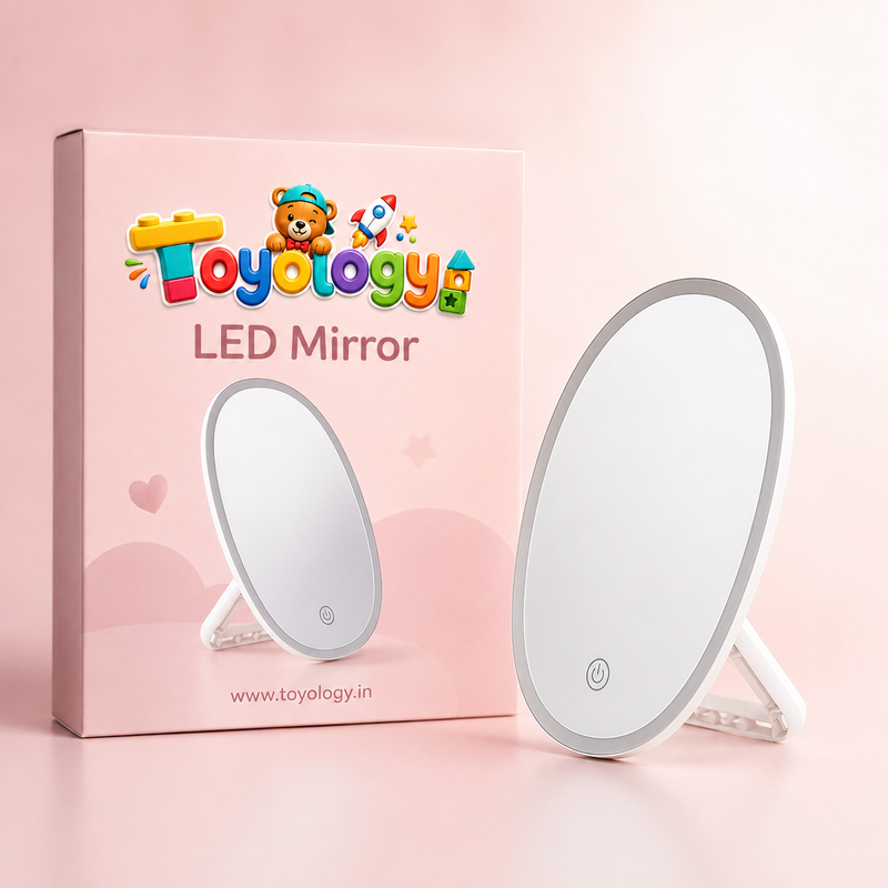 LED Makeup Mirror with Touch Light | Portable Vanity Mirror | Toyology