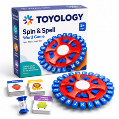 Think Word Spin & Spell Game for Kids & Family | Toyology