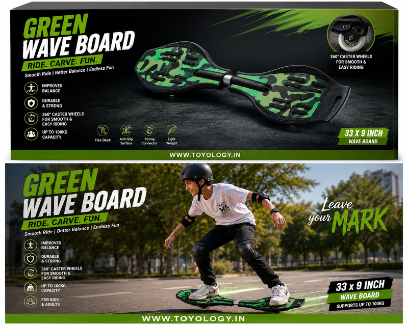 WAVE BOARD GREEN