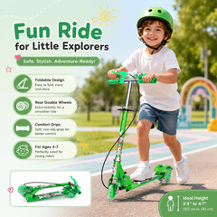 3 WHEEL SCOOTER GREEN