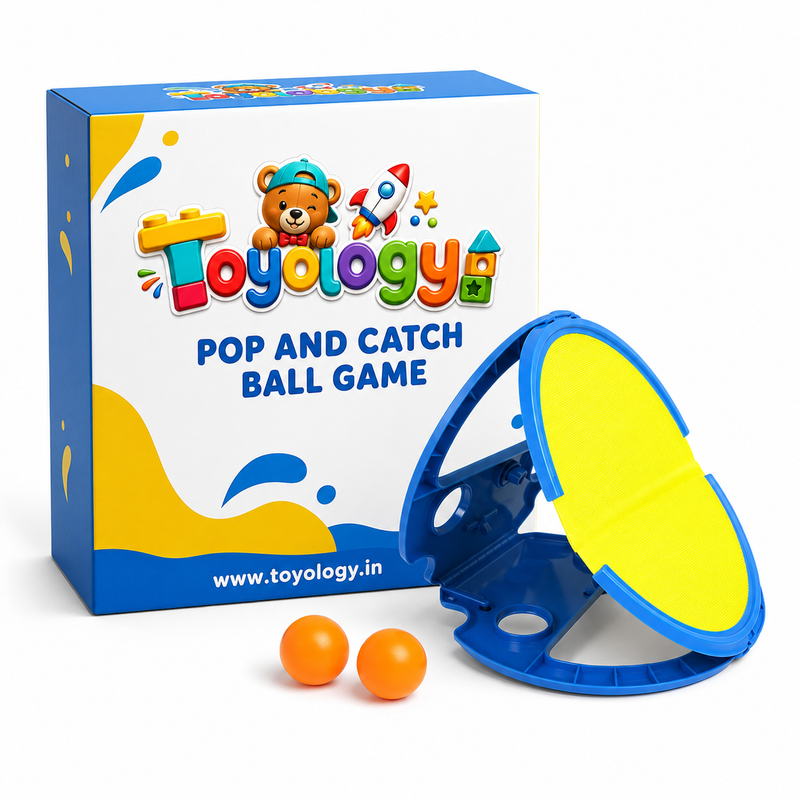 POP and Catch Ball Game for Kids | Toyology