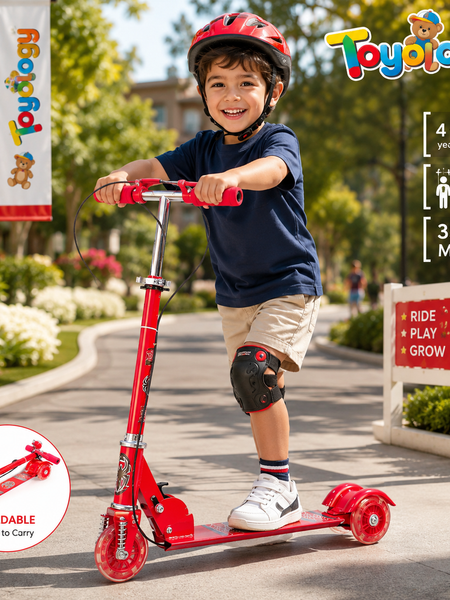 3 WHEEL SCOOTER RED