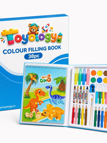 Colour Filling Book 38 PCS Art Set for Kids | Toyology